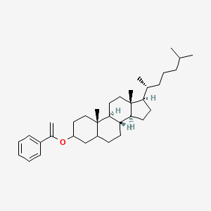 3-[(1-Phenylethenyl)oxy]cholestane