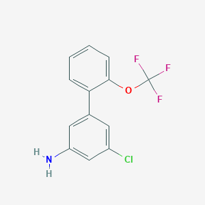 molecular formula C13H9ClF3NO B1450719 3-氨基-5-氯-2'-(三氟甲氧基)联苯 CAS No. 1261554-01-1