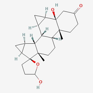 molecular formula C24H34O4 B1450723 屈螺酮 5,5 倒感叹号-二醇 CAS No. 863329-70-8