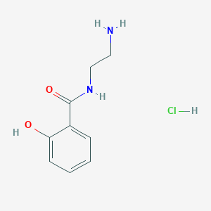 B1450743 N-(2-Aminoethyl)-2-hydroxybenzamide hydrochloride CAS No. 92765-39-4