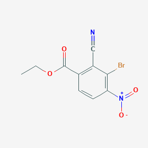 Ethyl 3-bromo-2-cyano-4-nitrobenzoate