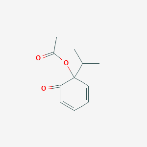 6-Oxo-1-(propan-2-yl)cyclohexa-2,4-dien-1-yl acetate