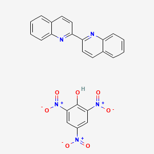 2-Quinolin-2-ylquinoline;2,4,6-trinitrophenol