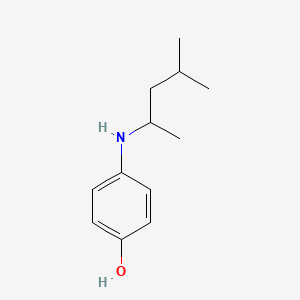 4-(4-Methylpentan-2-ylamino)phenol