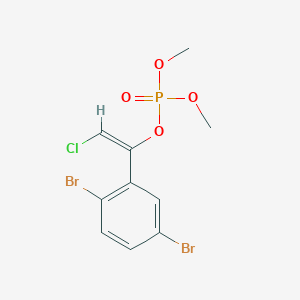 2-Chloro-1-(2,5-dibromophenyl)ethenyl dimethyl phosphate