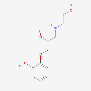 2-{2-Hydroxy-3-[(2-hydroxyethyl)amino]propoxy}phenol