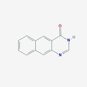 molecular formula C12H8N2O B1450800 苯并[g]喹唑啉-4(3H)-酮 CAS No. 33987-00-7
