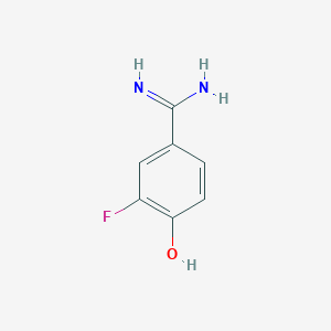 B1450820 3-Fluoro-4-hydroxybenzimidamide CAS No. 752190-40-2