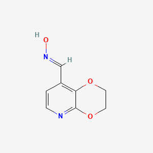 (NE)-N-(2,3-dihydro-[1,4]dioxino[2,3-b]pyridin-8-ylmethylidene)hydroxylamine