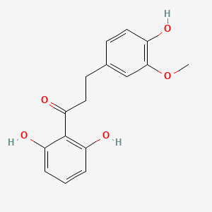 1-(2,6-Dihydroxyphenyl)-3-(4-hydroxy-3-methoxyphenyl)propan-1-one