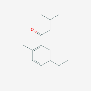 3-Methyl-1-[2-methyl-5-(propan-2-yl)phenyl]butan-1-one