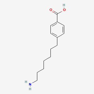 4-(7-Aminoheptyl)benzoic acid