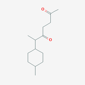 6-(4-Methylcyclohexyl)heptane-2,5-dione