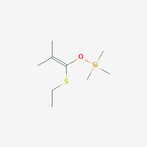 Silane, [[1-(ethylthio)-2-methyl-1-propenyl]oxy]trimethyl-