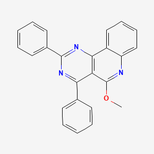 5-Methoxy-2,4-diphenylpyrimido[5,4-C]quinoline