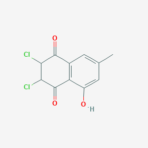 2,3-Dichloro-5-hydroxy-7-methyl-2,3-dihydronaphthalene-1,4-dione