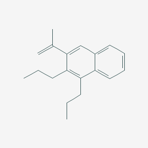 3-(Prop-1-en-2-yl)-1,2-dipropylnaphthalene