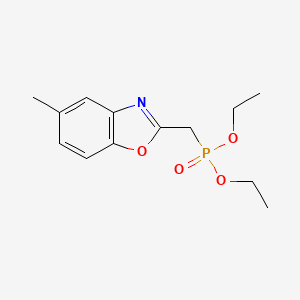 Diethyl [(5-methyl-1,3-benzoxazol-2-yl)methyl]phosphonate