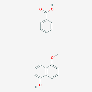 molecular formula C18H16O4 B14508564 Benzoic acid;5-methoxynaphthalen-1-ol CAS No. 64725-89-9