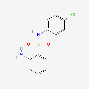 2-Amino-N-(4-chlorophenyl)benzene-1-sulfonamide