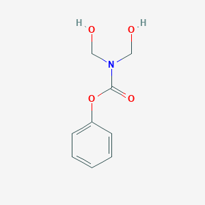 molecular formula C9H11NO4 B14508584 Phenyl bis(hydroxymethyl)carbamate CAS No. 64191-75-9