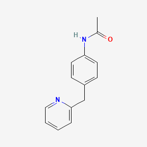 N-{4-[(Pyridin-2-yl)methyl]phenyl}acetamide