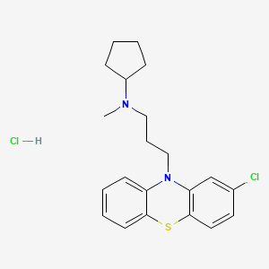 10-(3-(N-Cyclopentyl-N-methyl)aminopropyl)-2-chlorophenothiazine