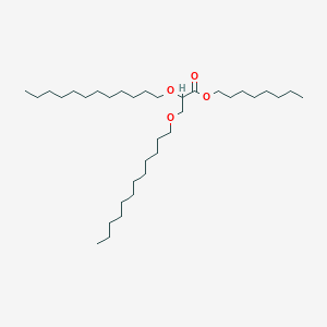 Octyl 2,3-bis(dodecyloxy)propanoate