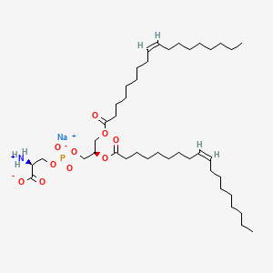 molecular formula C42H77NNaO10P B1450869 1,2-Dioleoyl-sn-glycero-3-phospho-L-serine, sodium salt CAS No. 90693-88-2