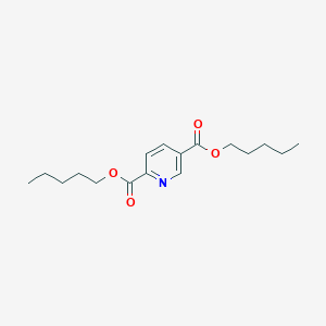 molecular formula C17H25NO4 B14508770 Dipentyl pyridine-2,5-dicarboxylate CAS No. 63597-02-4