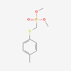 molecular formula C10H15O3PS B14508798 Dimethyl {[(4-methylphenyl)sulfanyl]methyl}phosphonate CAS No. 63231-20-9