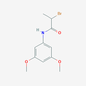 molecular formula C11H14BrNO3 B1450880 2-溴-N-(3,5-二甲氧基苯基)丙酰胺 CAS No. 178421-42-6