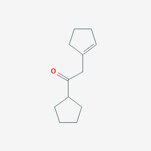 2-(Cyclopent-1-en-1-yl)-1-cyclopentylethan-1-one