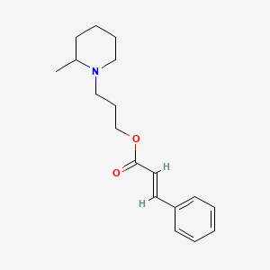 Cinnamic acid, 3-(2'-methylpiperidino)propyl ester