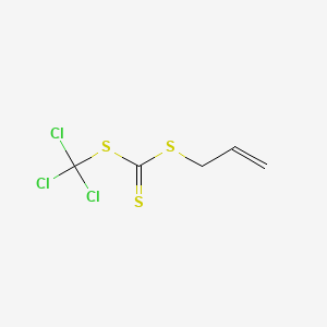 molecular formula C5H5Cl3S3 B14509002 Trichloromethyl allyl perthioxanthate CAS No. 64057-58-5