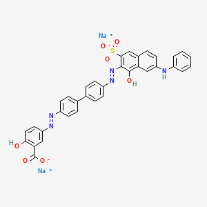molecular formula C35H23N5Na2O7S B1450901 直接快褐 BX CAS No. 3476-90-2