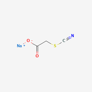 Acetic acid, thiocyanato-, sodium salt