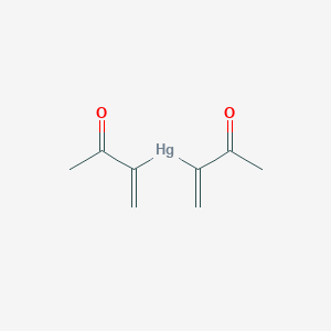 molecular formula C8H10HgO2 B14509070 Bis(3-oxobut-1-en-2-yl)mercury CAS No. 63352-30-7