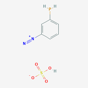 3-Phosphanylbenzene-1-diazonium hydrogen sulfate