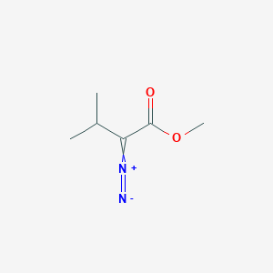 2-Diazonio-1-methoxy-3-methylbut-1-en-1-olate