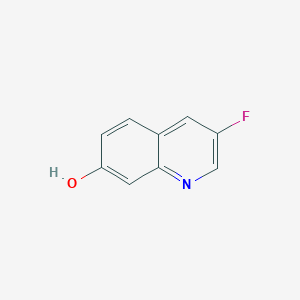 molecular formula C9H6FNO B1450916 3-氟喹诺林-7-醇 CAS No. 288384-55-4