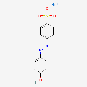 molecular formula C12H9N2NaO4S B1450917 4-羟基偶氮苯-4'-磺酸钠盐 CAS No. 2623-36-1