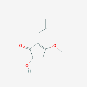 5-Hydroxy-3-methoxy-2-(prop-2-en-1-yl)cyclopent-2-en-1-one