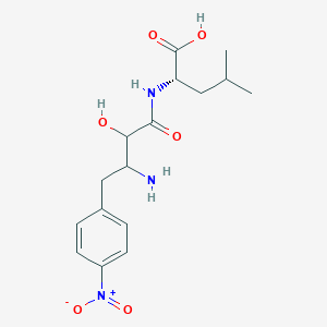 N-[3-Amino-2-hydroxy-4-(4-nitrophenyl)butanoyl]-L-leucine