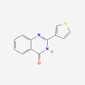 molecular formula C12H8N2OS B1450918 2-噻吩-3-基喹唑啉-4(3H)-酮 CAS No. 923800-74-2