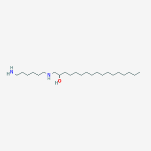 1-[(6-Aminohexyl)amino]heptadecan-2-OL