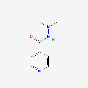 molecular formula C8H11N3O B14509195 Hydrazine, 1,1-dimethyl-2-isonicotinyl- CAS No. 63884-58-2