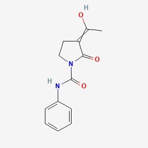 3-(1-Hydroxyethylidene)-2-oxo-N-phenylpyrrolidine-1-carboxamide