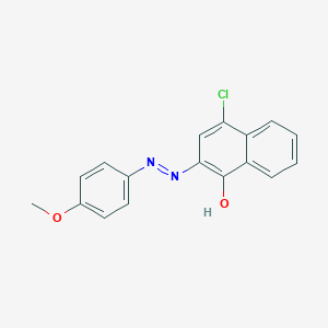 4-Chloro-2-[2-(4-methoxyphenyl)hydrazinylidene]naphthalen-1(2H)-one