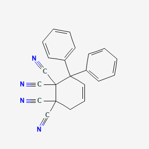 3,3-Diphenylcyclohex-4-ene-1,1,2,2-tetracarbonitrile